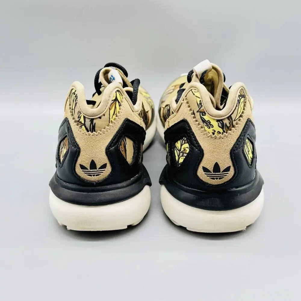 Adidas Originals Shoes Mens 10 Beige Tubular Leaf Camo Low Top Runner Sneakers